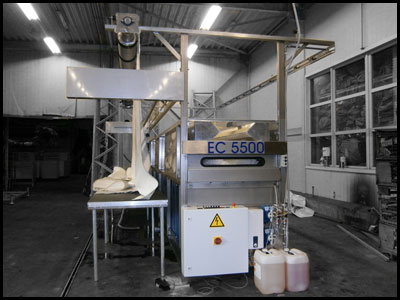 EC5000 - manuelle Zeltreinigungsanlage